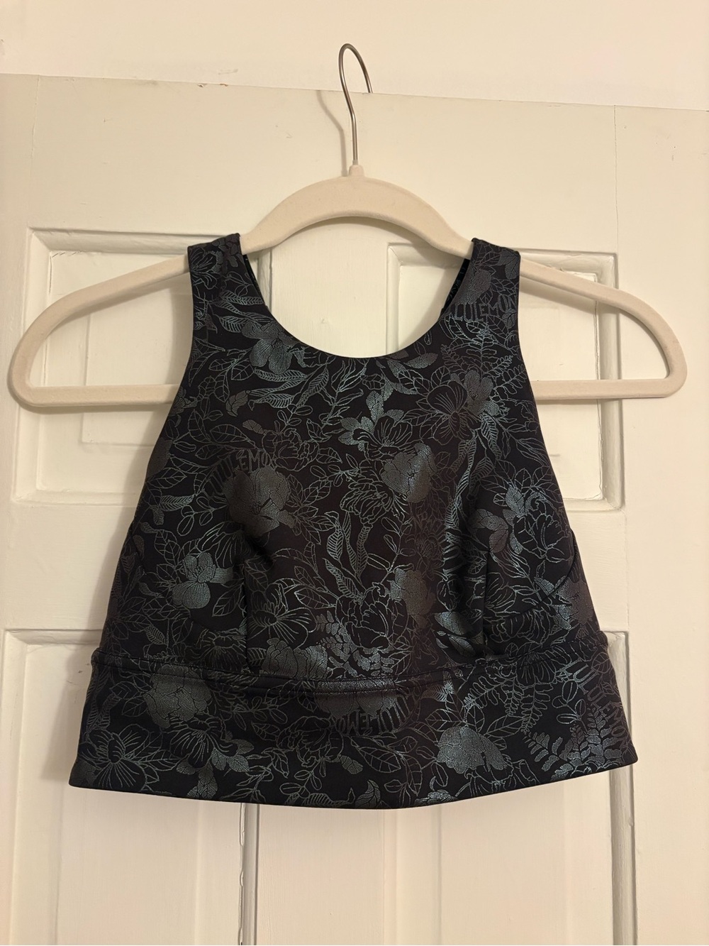 Lululemon Wunder Train Longline Bra Black Foil